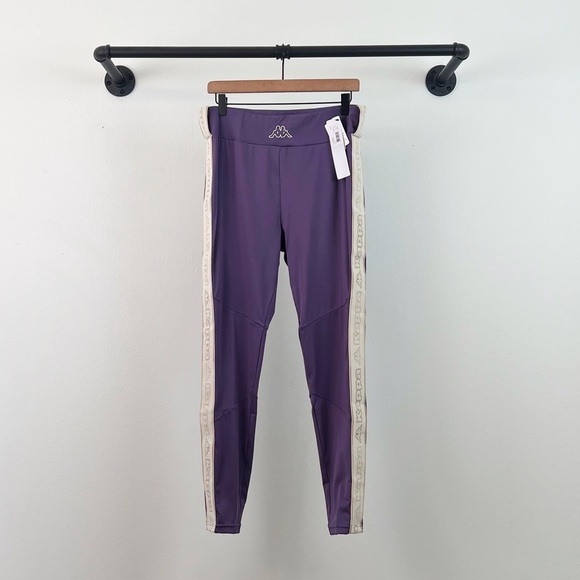 NWT Kappa Logo Tape Eva Pull On Legging Purple - Picture 4 of 8